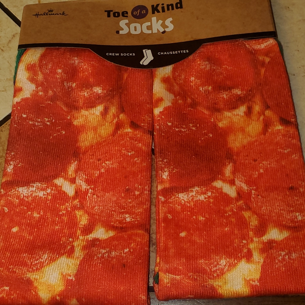 Hallmark Pepperoni Socks